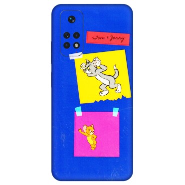 Xiaomi Redmi Phone Skins (All Models) - Tom N Jerry Sticky Notes - 3D Embossed Finish (L-88) Redmi Note 11