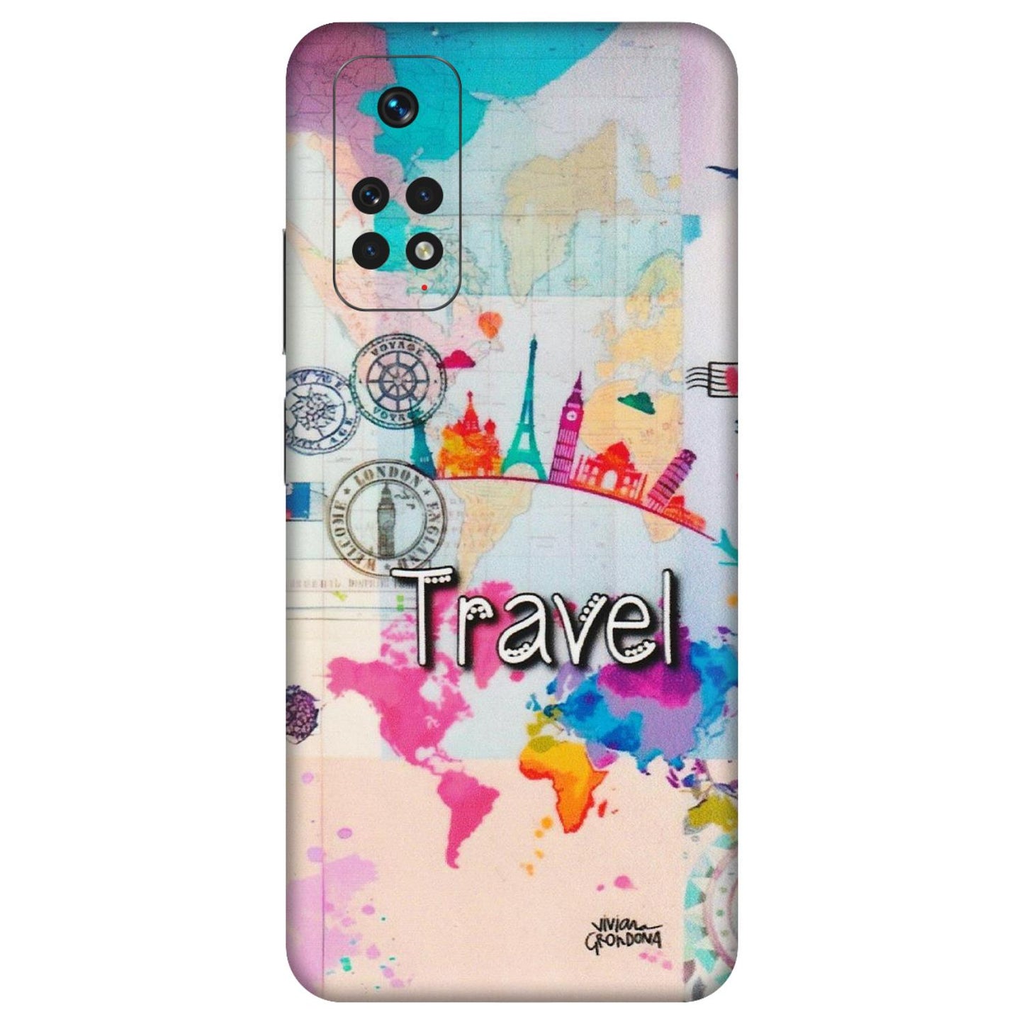 Xiaomi Redmi Phone Skins (All Models) - Travel The Wonders - Matte Finish (M-108) Redmi Note 11