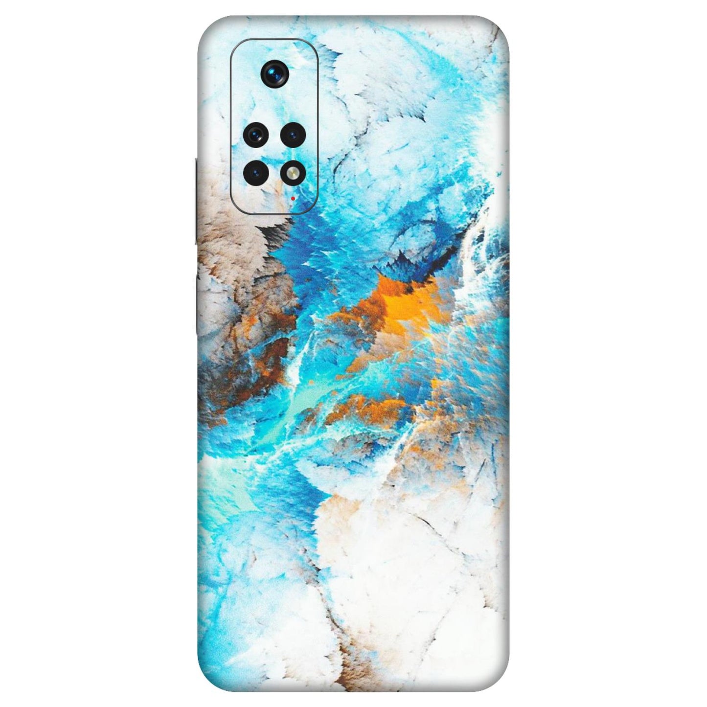 Xiaomi Redmi Phone Skins (All Models) - Blue Waves Abstract - Matte Finish (M-19) Redmi Note 11