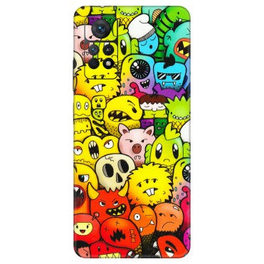 Xiaomi Redmi Phone Skins (All Models) - Angry Funkies - 3D Embossed Finish (L-169) Redmi Note 11 Pro