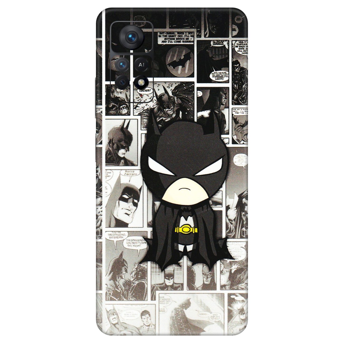 Xiaomi Redmi Phone Skins (All Models) - Toon Batman - 3D Embossed Finish (L-182) Redmi Note 11 Pro