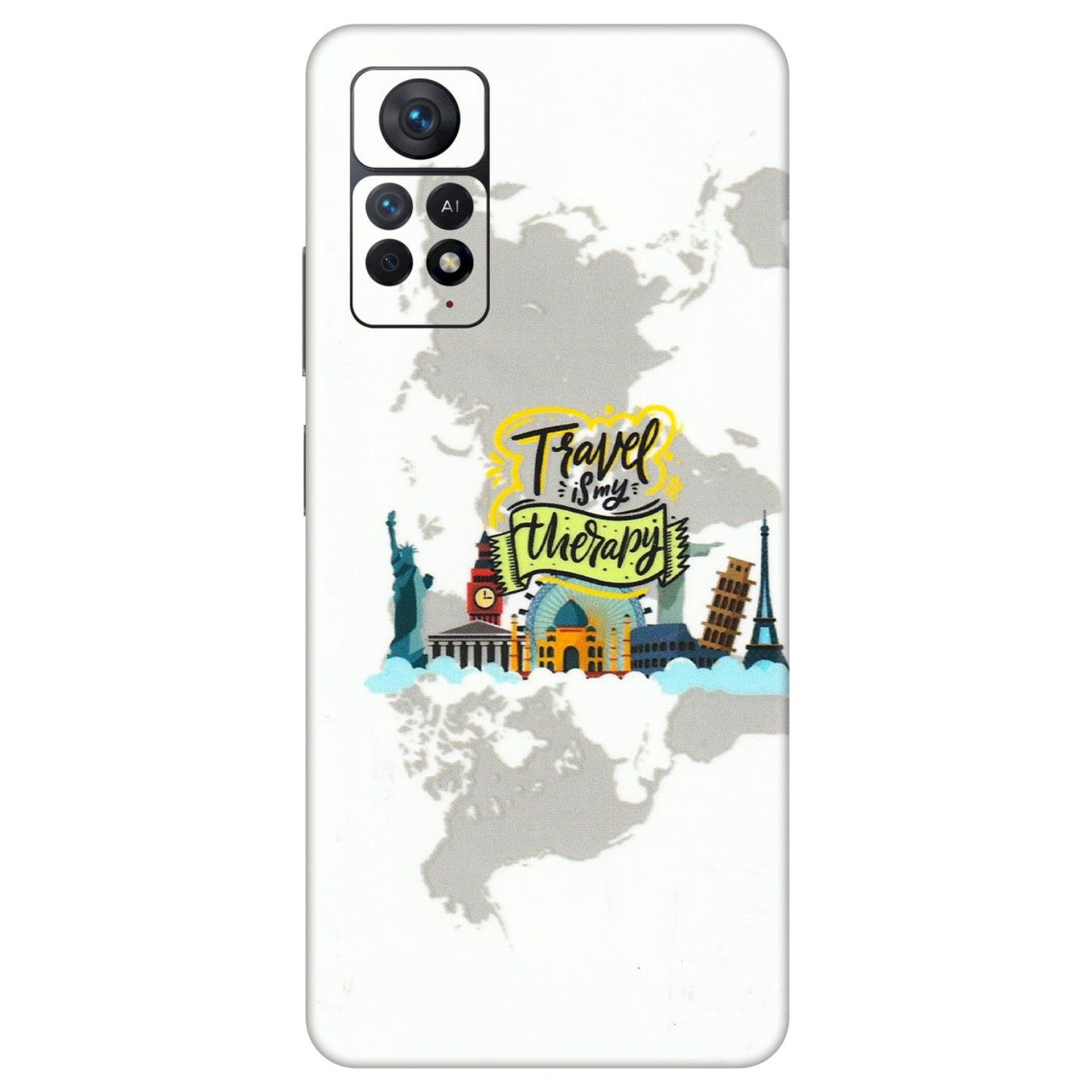 Xiaomi Redmi Phone Skins (All Models) - Travel Therapy - 3D Embossed Finish (L-199) Redmi Note 11 Pro