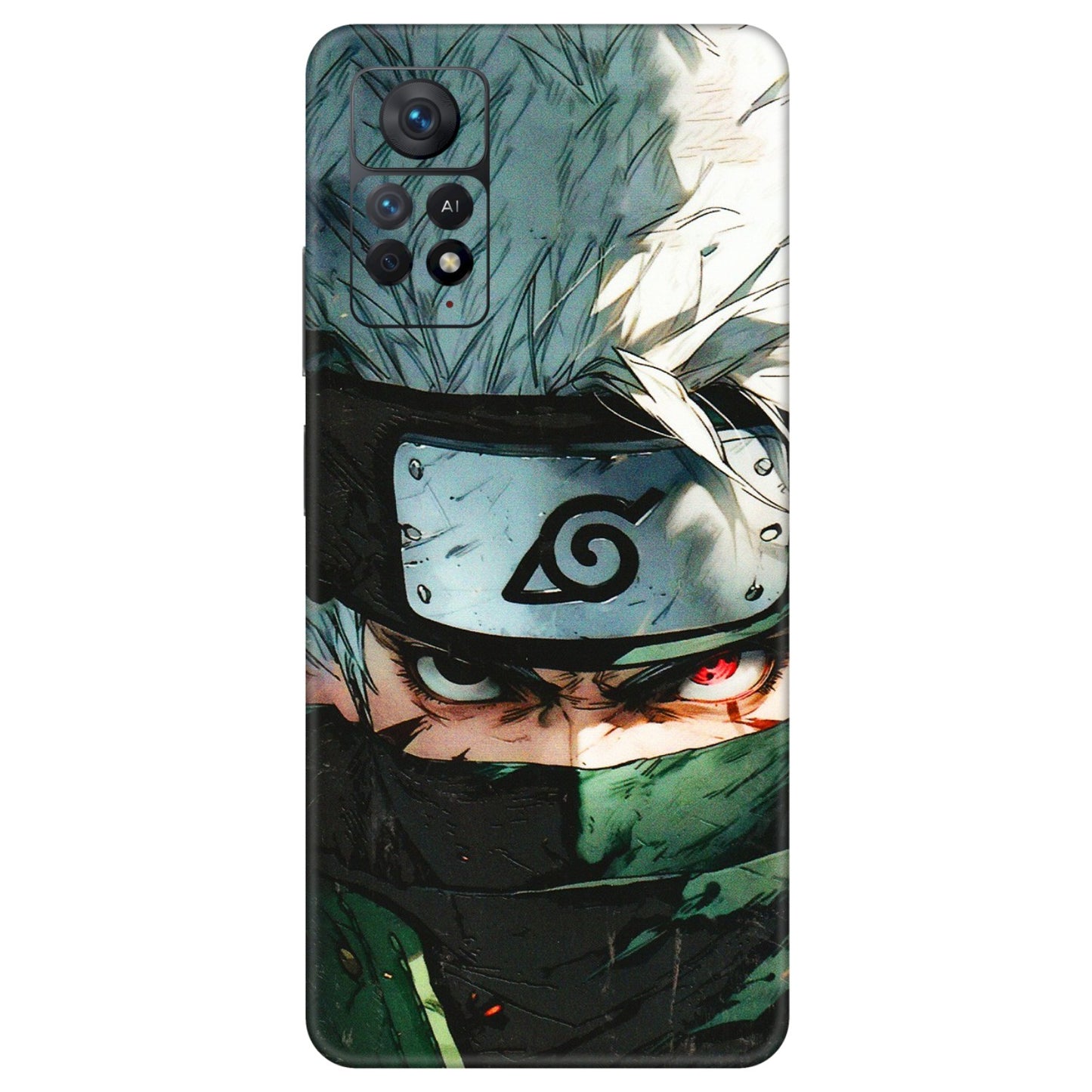 Xiaomi Redmi Phone Skins (All Models) - Kakashi Red Eye Focus - 3D Embossed Finish (L-227) Redmi Note 11 Pro