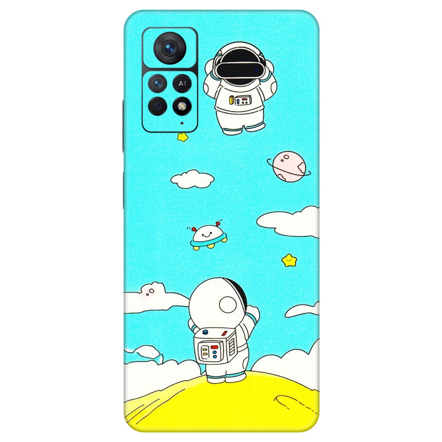 Xiaomi Redmi Phone Skins (All Models) - Blue Skies Astro Float - 3D Embossed Finish (L-230) Redmi Note 11 Pro