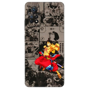 Xiaomi Redmi Phone Skins (All Models) - One Piece Rocket Punch Manga - 3D Embossed Finish (L-25) Redmi Note 11 Pro