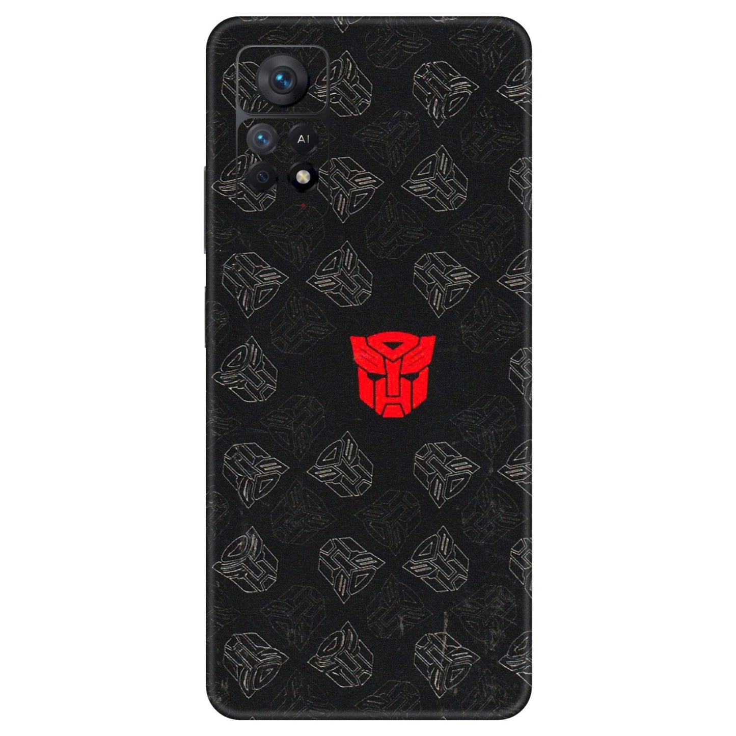Xiaomi Redmi Phone Skins (All Models) - Transformers Devastation - 3D Embossed Finish (L-301) Redmi Note 11 Pro