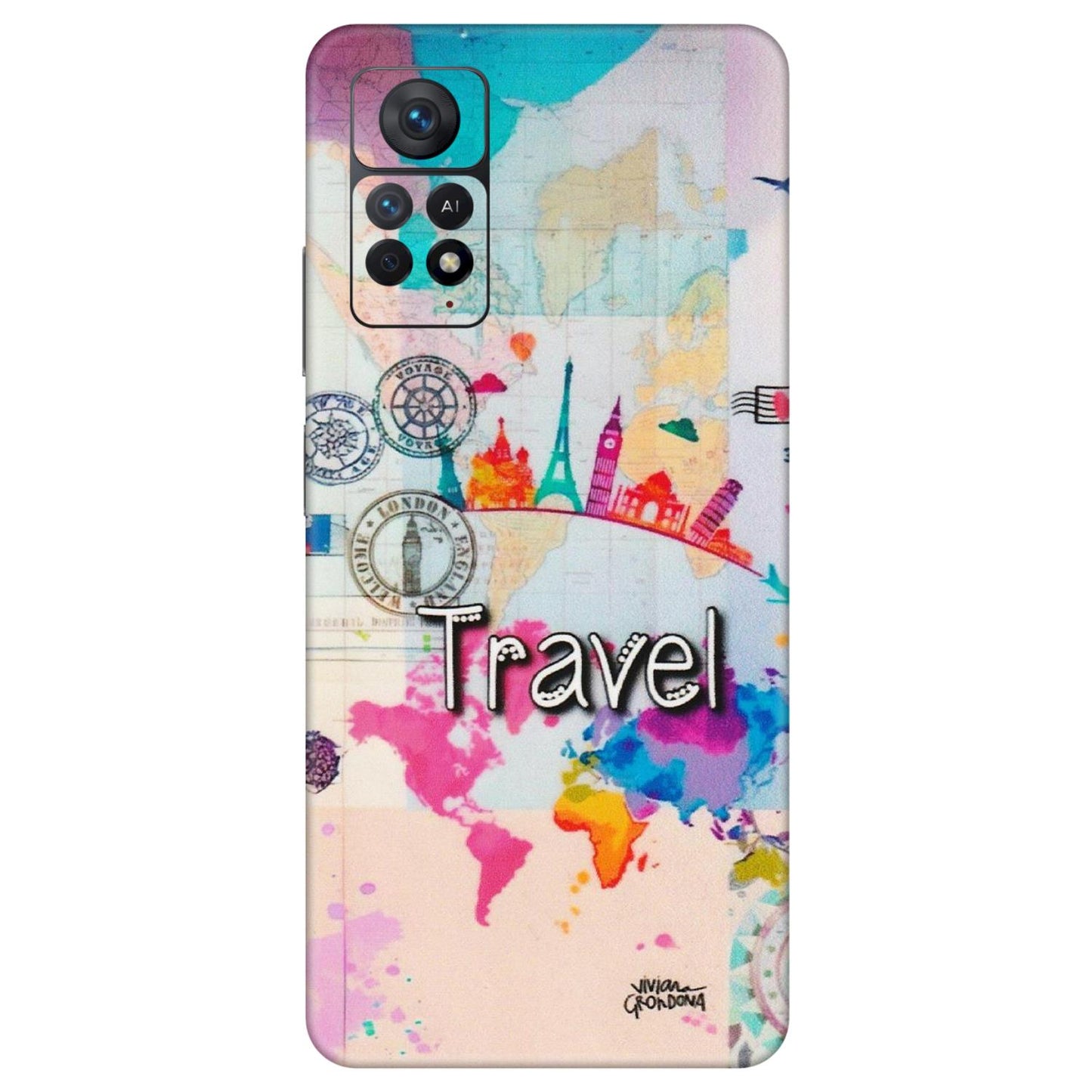 Xiaomi Redmi Phone Skins (All Models) - Travel The Wonders - Matte Finish (M-108) Redmi Note 11 Pro