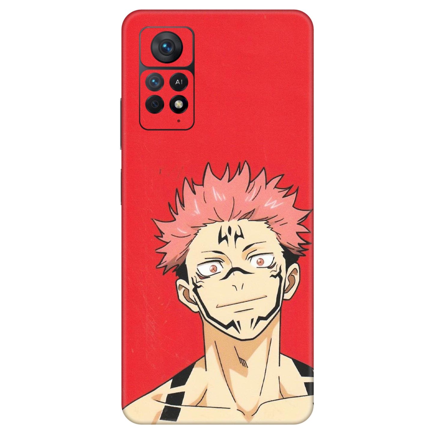 Xiaomi Redmi Phone Skins (All Models) - Ryomen Sukuna Fun Anime - Matte Finish (M-153) Redmi Note 11 Pro