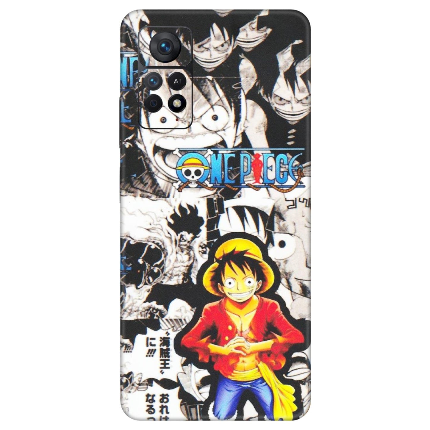 Xiaomi Redmi Phone Skins (All Models) - One Piece B&W - Matte Finish (M-63) Redmi Note 11 Pro