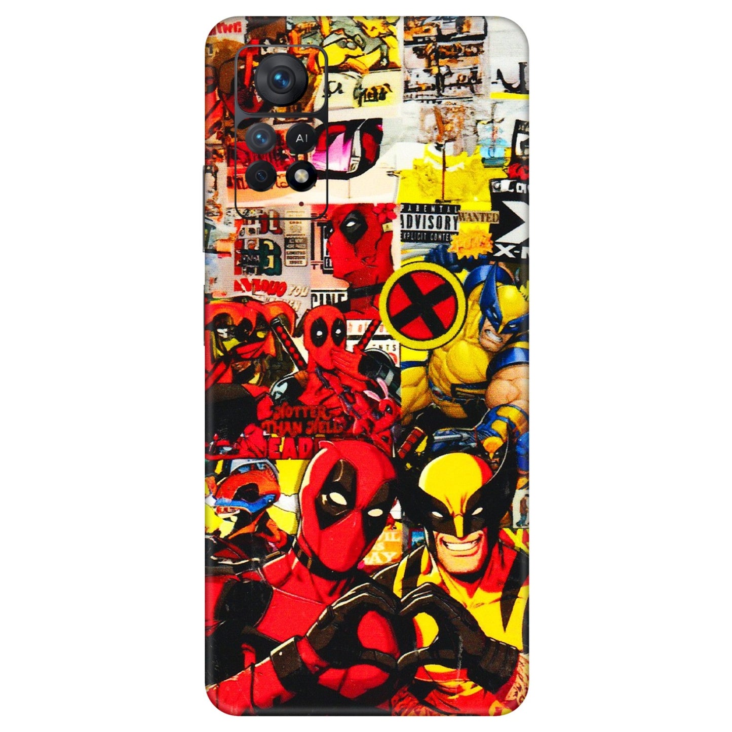 Xiaomi Redmi Phone Skins (All Models) - Spidy Wolverine - 3D Embossed Finish (L-310) Redmi Note 11 Pro Plus 5G