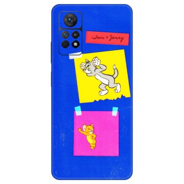Xiaomi Redmi Phone Skins (All Models) - Tom N Jerry Sticky Notes - 3D Embossed Finish (L-88) Redmi Note 11 Pro Plus 5G