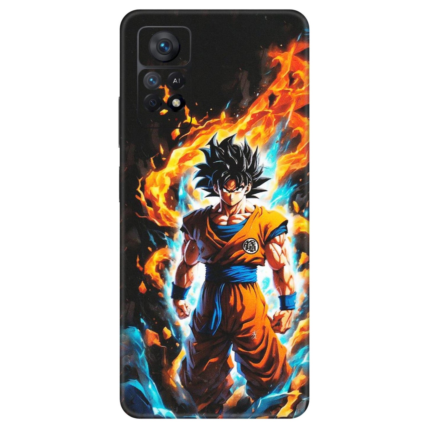 Xiaomi Redmi Phone Skins (All Models) - Goku Transformation Anime - Matte Finish (M-159) Redmi Note 11 Pro Plus 5G