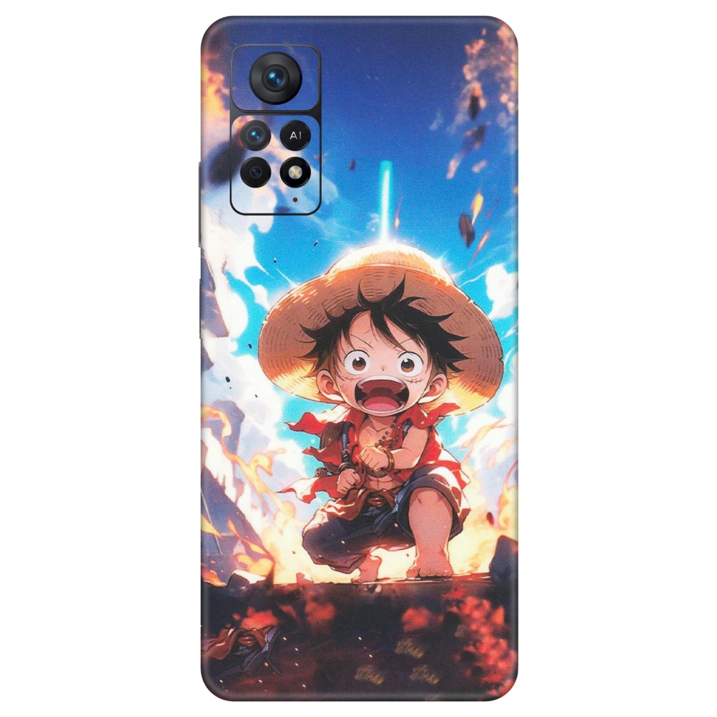 Xiaomi Redmi Phone Skins (All Models) - Toon One Piece Cute Character - Matte Finish (M-35) Redmi Note 11 Pro Plus 5G
