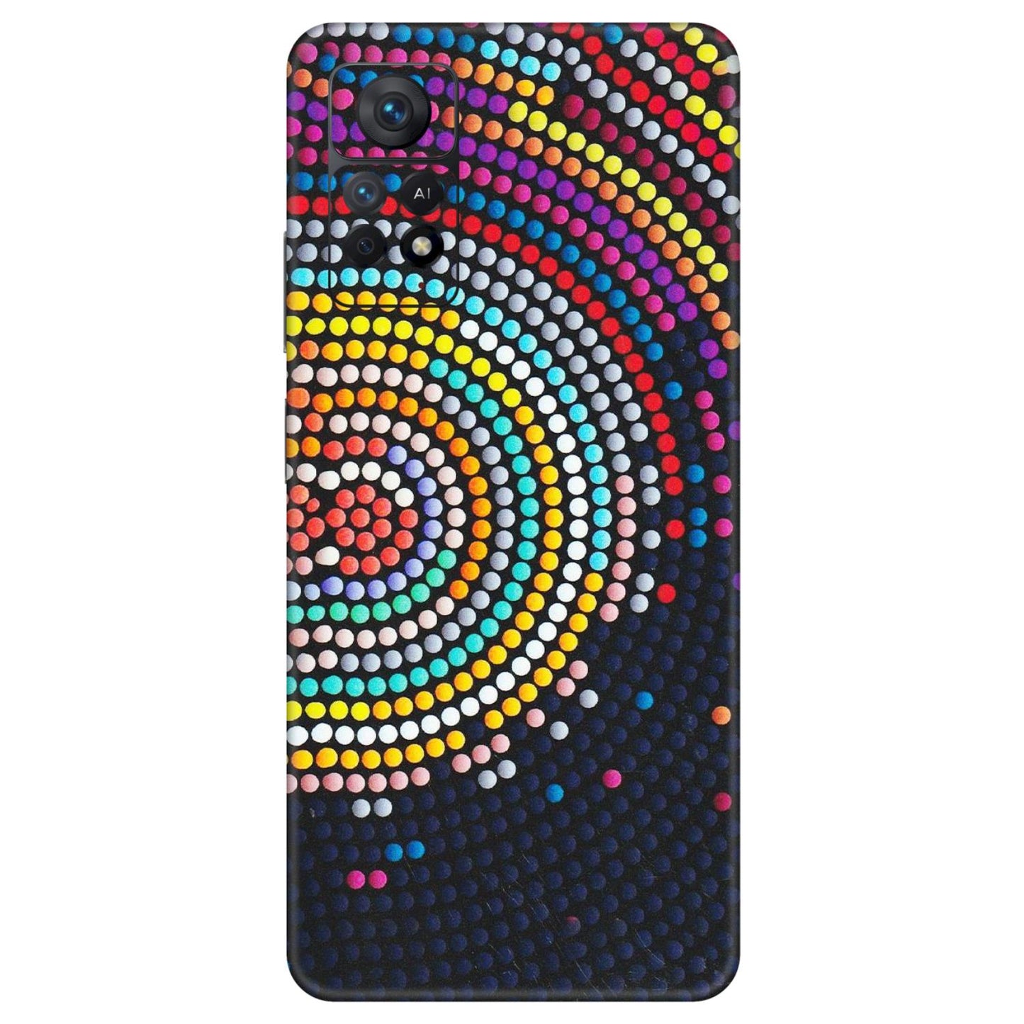 Xiaomi Redmi Phone Skins (All Models) - Rainbow Dot Mandala - Matte Finish (M-97) Redmi Note 11 Pro Plus 5G