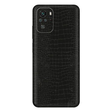 Xiaomi Redmi Phone Skins (All Models) - Snake Leather Black - 3D Embossed Finish (L-107) Redmi Note 11SE