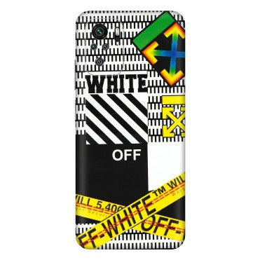 Xiaomi Redmi Phone Skins (All Models) - White Off Abstract - 3D Embossed Finish (L-172) Redmi Note 11SE