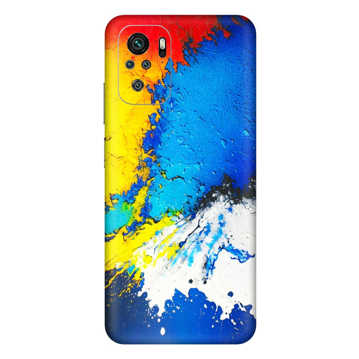 Xiaomi Redmi Phone Skins (All Models) - Acrylic Paint Spill - 3D Embossed Finish (L-229) Redmi Note 11SE
