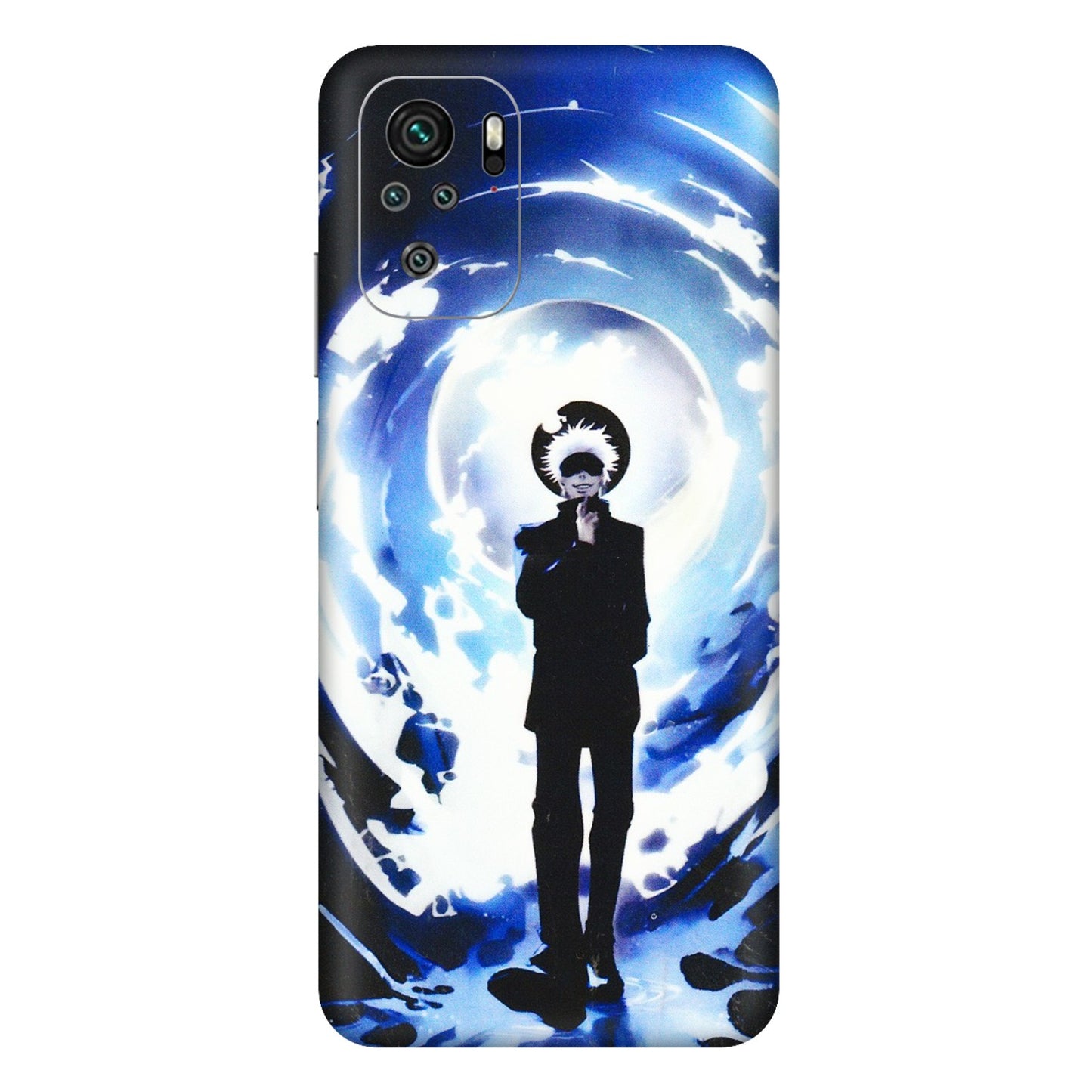 Xiaomi Redmi Phone Skins (All Models) - Satoru Gojo Dark Blue - 3D Embossed Finish (L-235) Redmi Note 11SE
