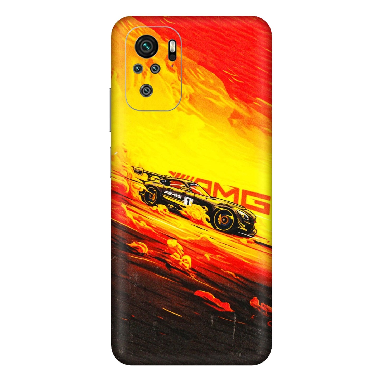 Xiaomi Redmi Phone Skins (All Models) - AMG Car Speed Cover - 3D Embossed Finish (L-256) Redmi Note 11SE