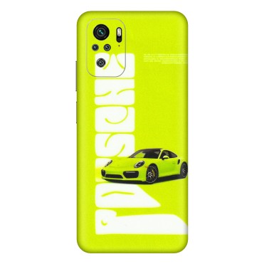 Xiaomi Redmi Phone Skins (All Models) - Lime Green Porche - 3D Embossed Finish (L-30) Redmi Note 11SE
