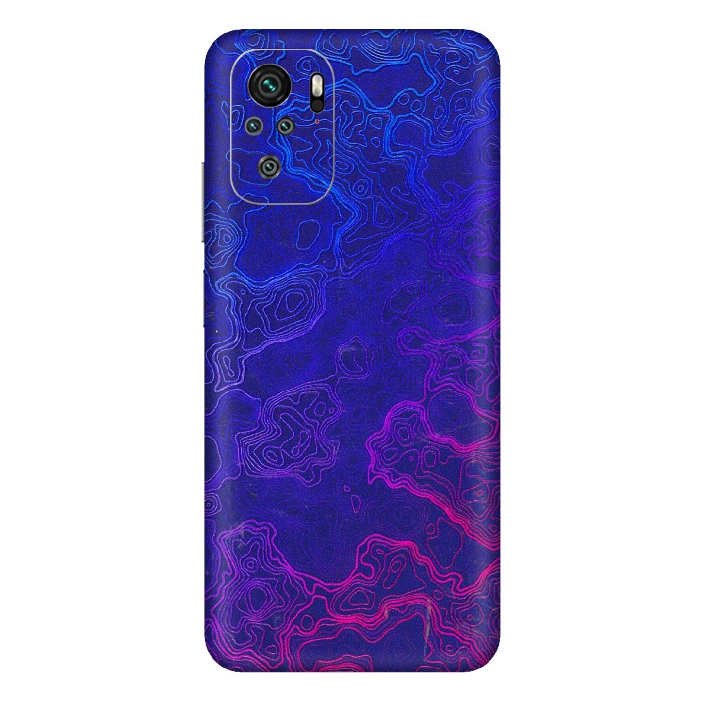 Xiaomi Redmi Phone Skins (All Models) - Purple Ripples Swirl - 3D Embossed Finish (L-314) Redmi Note 11SE