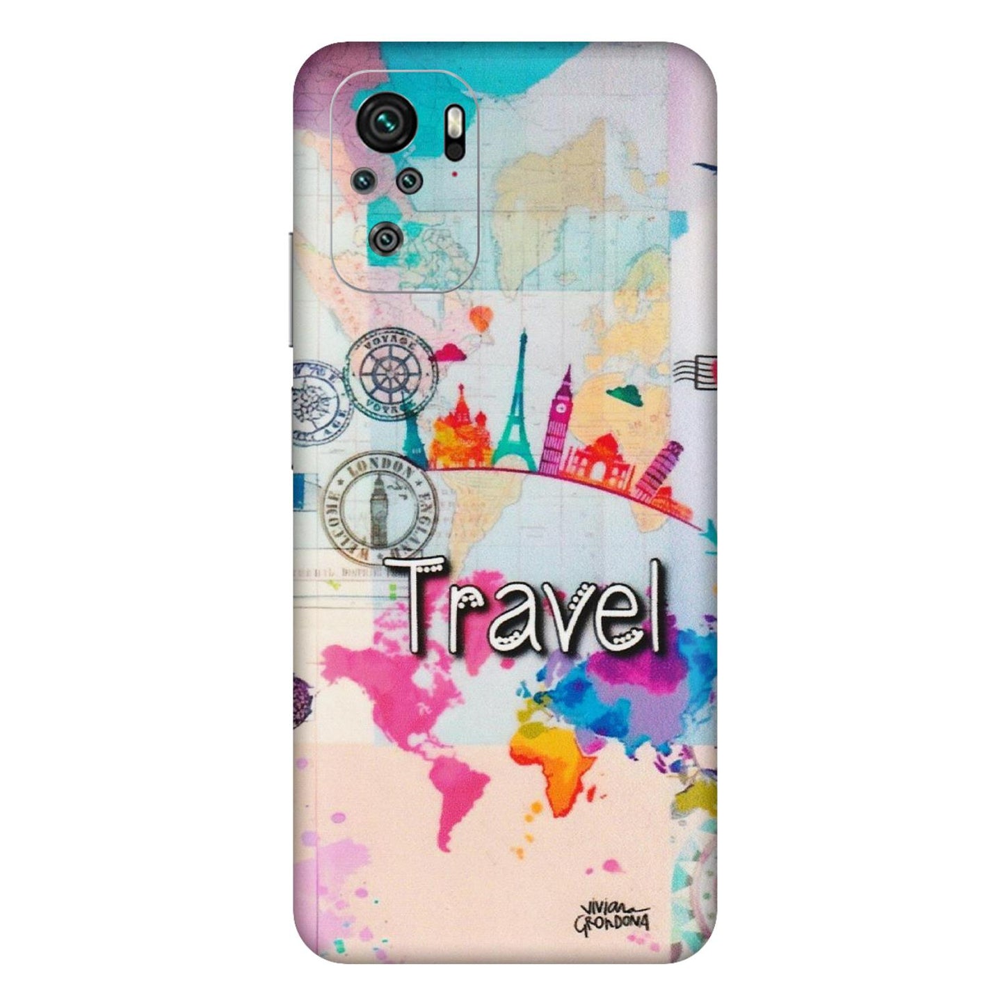 Xiaomi Redmi Phone Skins (All Models) - Travel The Wonders - Matte Finish (M-108) Redmi Note 11SE