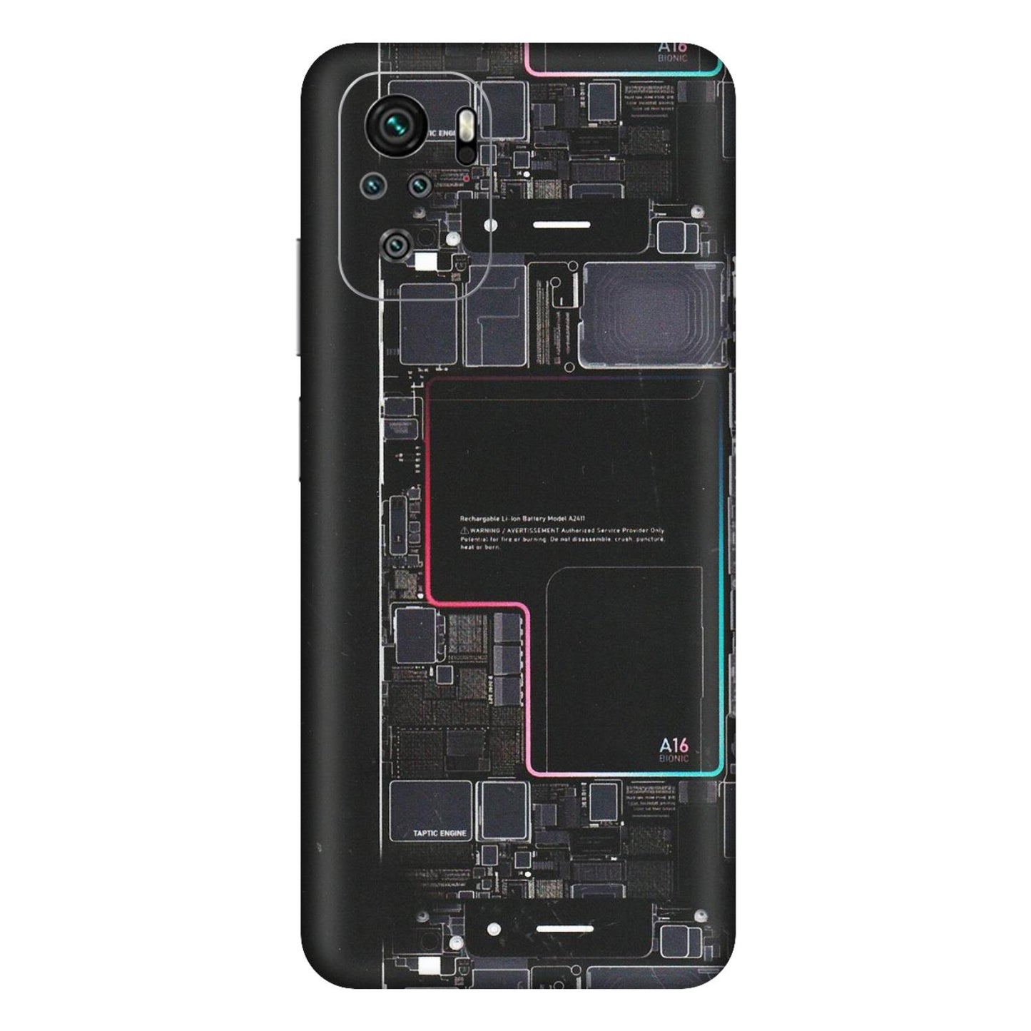 Xiaomi Redmi Phone Skins (All Models) - Motherboard Circuit Layout - Matte Finish (M-117) Redmi Note 11SE
