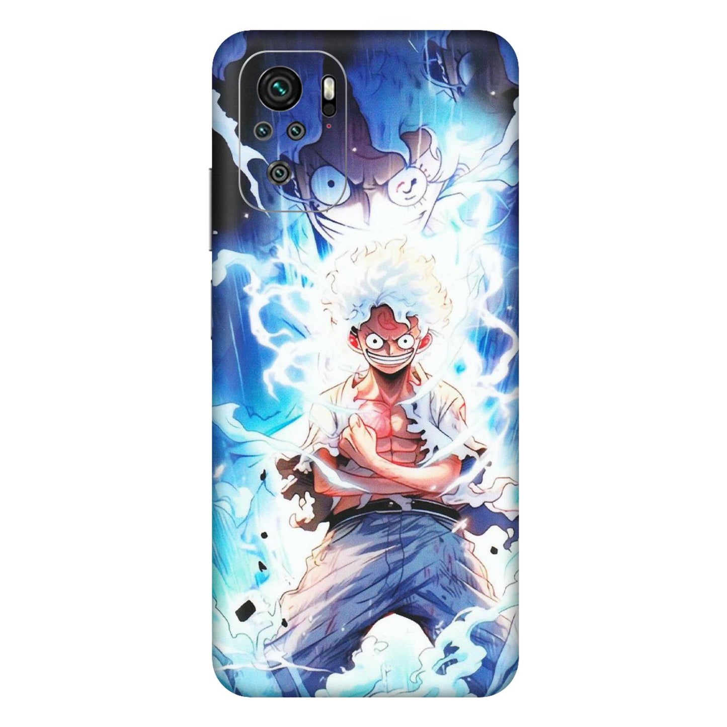 Xiaomi Redmi Phone Skins (All Models) - Blue Thunder Luffy Anime - Matte Finish (M-132) Redmi Note 11SE