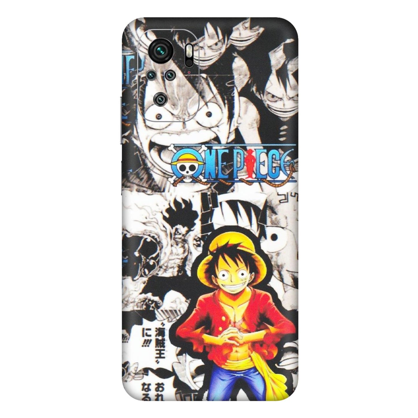 Xiaomi Redmi Phone Skins (All Models) - One Piece B&W - Matte Finish (M-63) Redmi Note 11SE