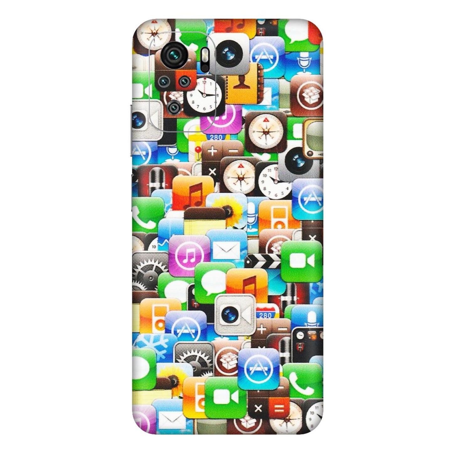 Xiaomi Redmi Phone Skins (All Models) - All Apple Icons - Matte Finish (M-93) Redmi Note 11SE