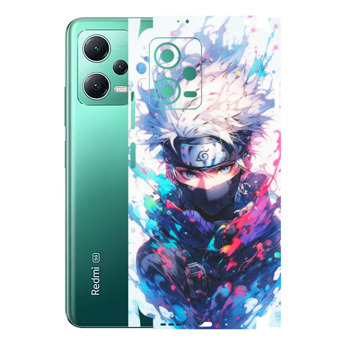 Xiaomi Redmi Phone Skins (All Models) - Naruto Face Mask - Matte Finish (M-03) Redmi Note 12 5G