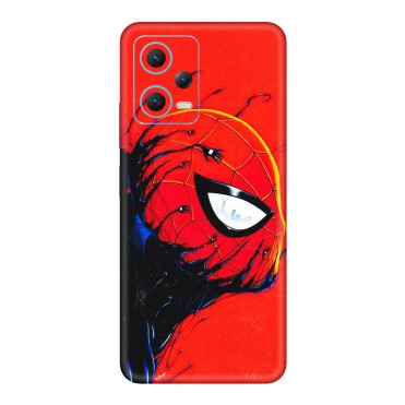 Xiaomi Redmi Phone Skins (All Models) - Spiderman Face Venom - 3D Embossed Finish (L-165) Redmi Note 12 5G
