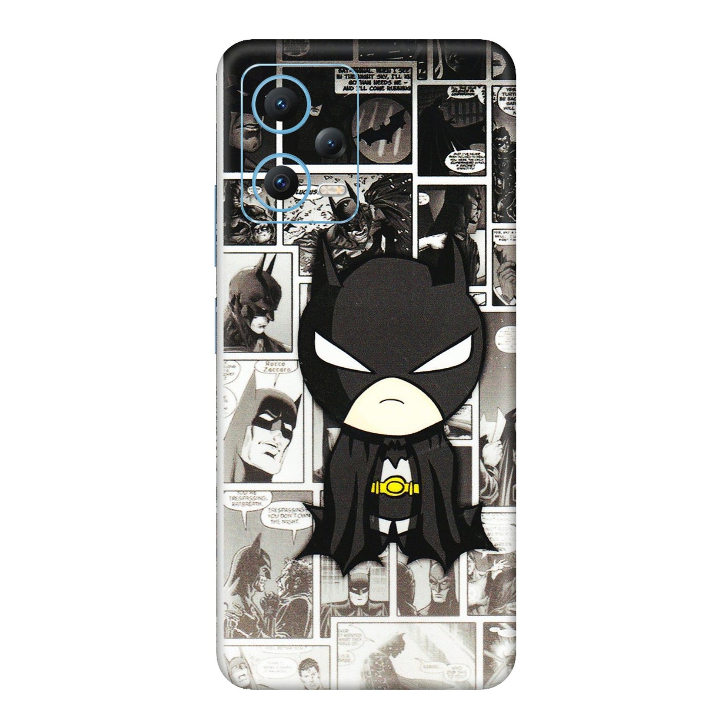 Xiaomi Redmi Phone Skins (All Models) - Toon Batman - 3D Embossed Finish (L-182) Redmi Note 12 5G