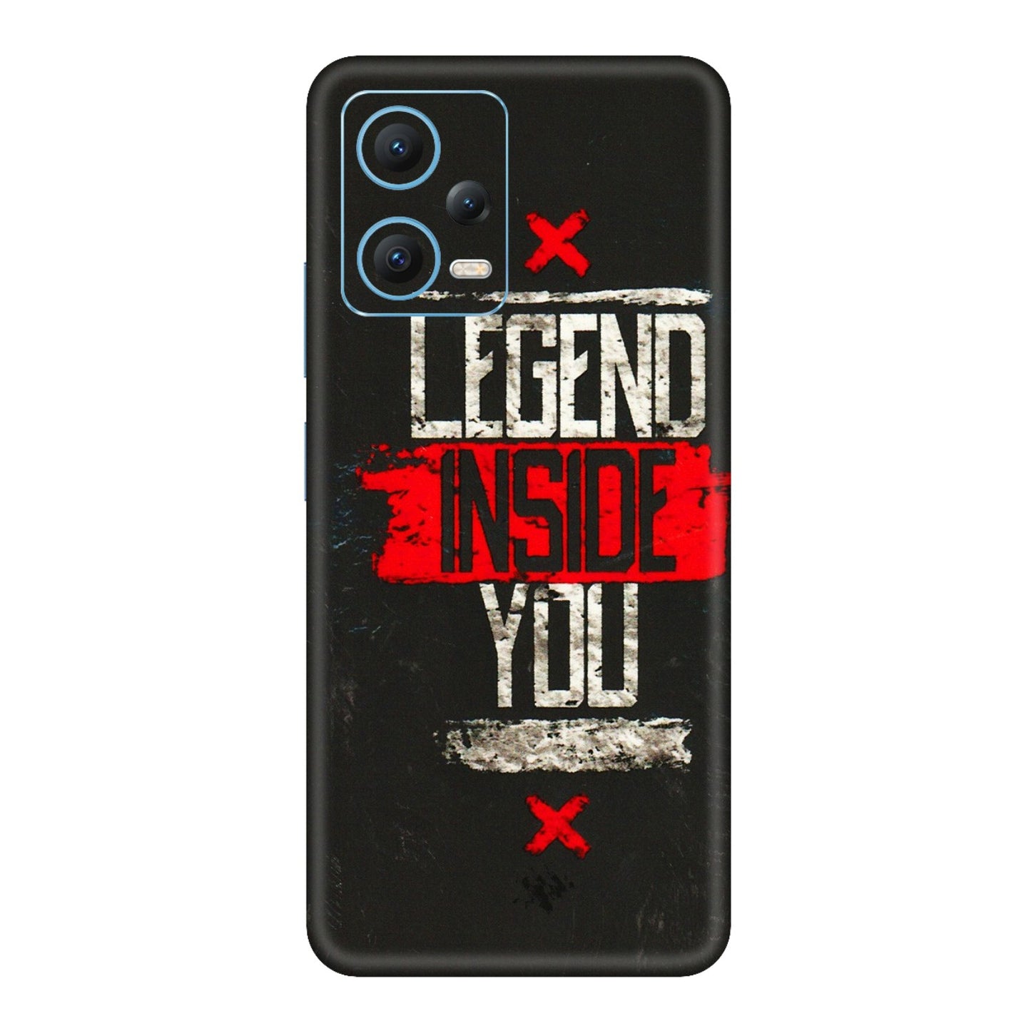 Xiaomi Redmi Phone Skins (All Models) - Legend Inside You - 3D Embossed Finish (L-186) Redmi Note 12 5G