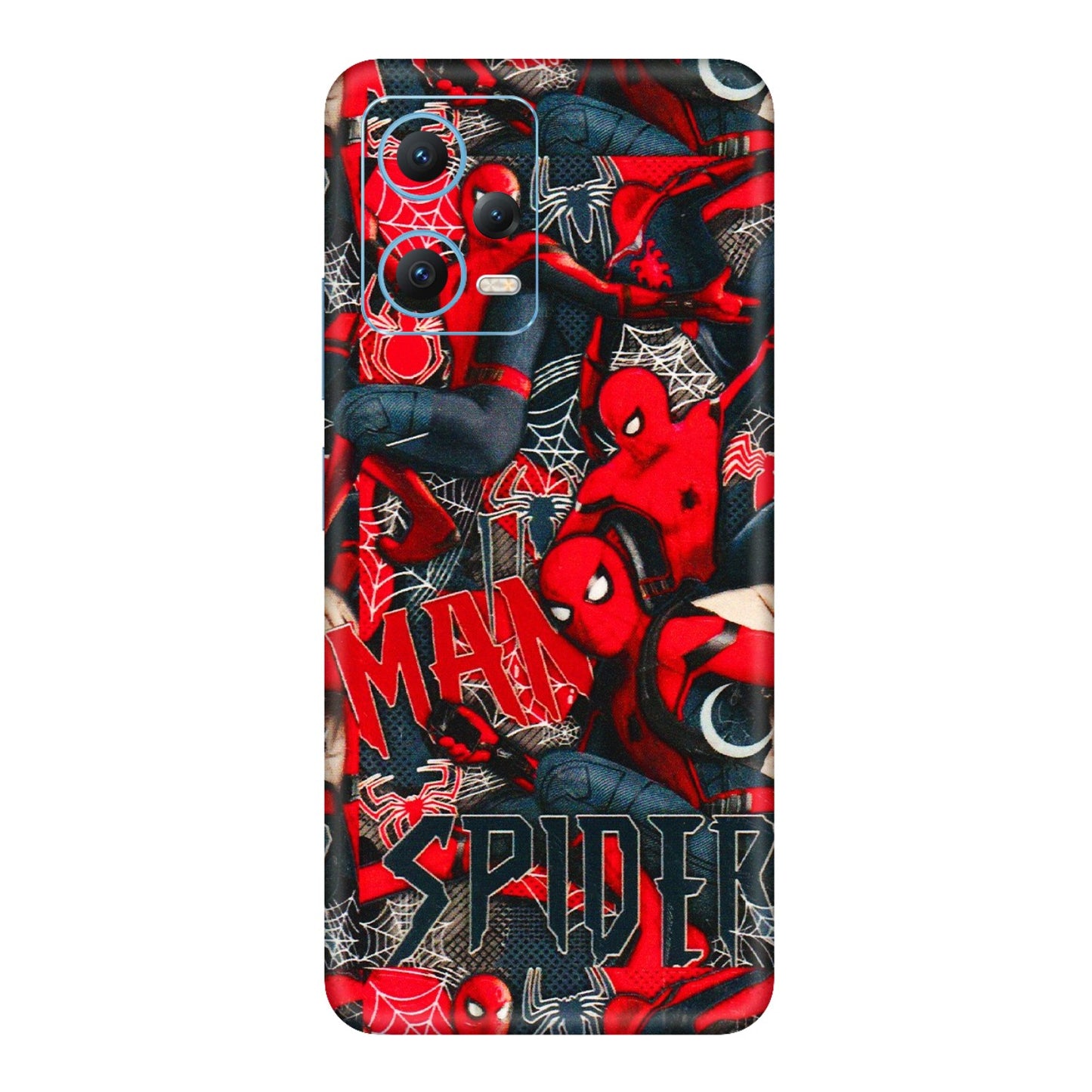 Xiaomi Redmi Phone Skins (All Models) - SpiderMan Cool - 3D Embossed Finish (L-188) Redmi Note 12 5G