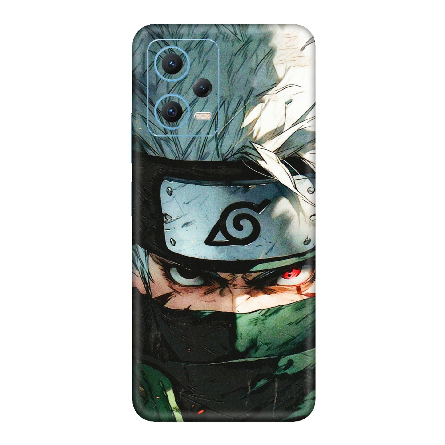 Xiaomi Redmi Phone Skins (All Models) - Kakashi Red Eye Focus - 3D Embossed Finish (L-227) Redmi Note 12 5G