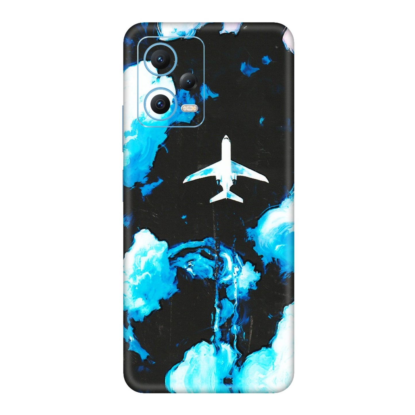 Xiaomi Redmi Phone Skins (All Models) - Travel In Airline - 3D Embossed Finish (L-264) Redmi Note 12 5G