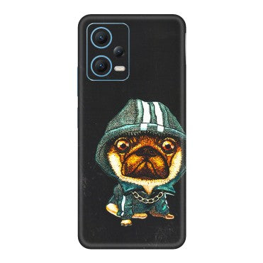 Xiaomi Redmi Phone Skins (All Models) - Puppy N Hoodie - 3D Embossed Finish (L-90) Redmi Note 12 5G