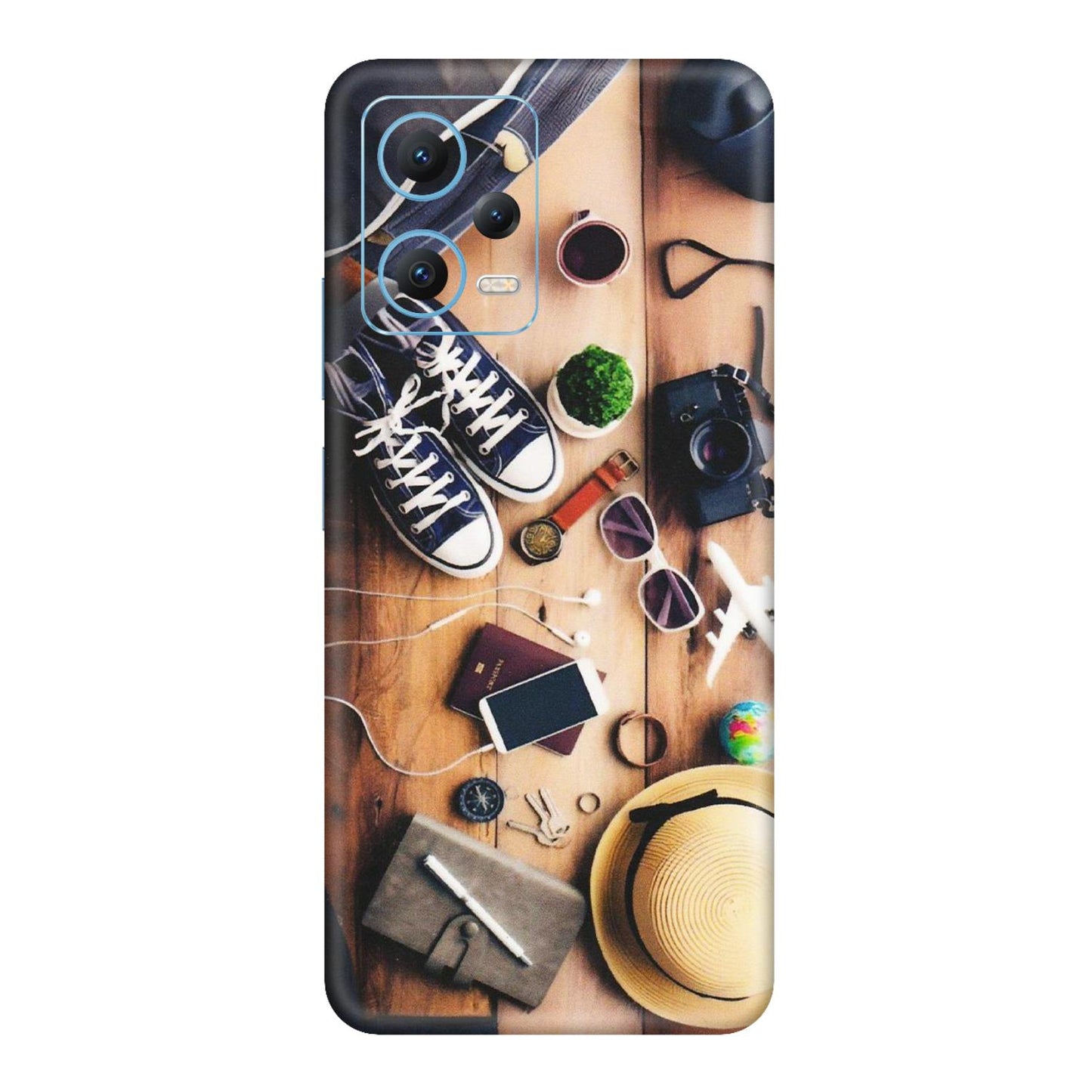 Xiaomi Redmi Phone Skins (All Models) - Travel Wanderlust - Matte Finish (M-133) Redmi Note 12 5G
