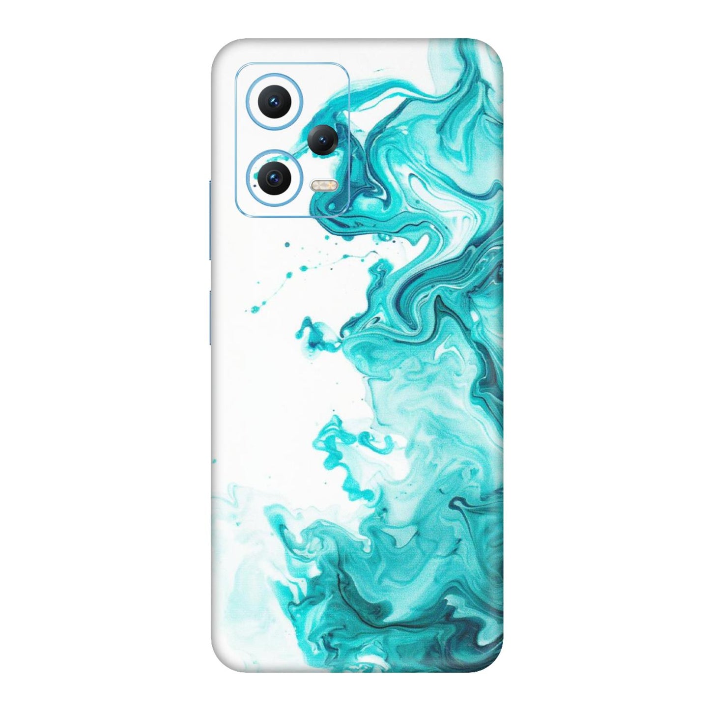 Xiaomi Redmi Phone Skins (All Models) - Sky Blue Abstract Colour - Matte Finish (M-146) Redmi Note 12 5G