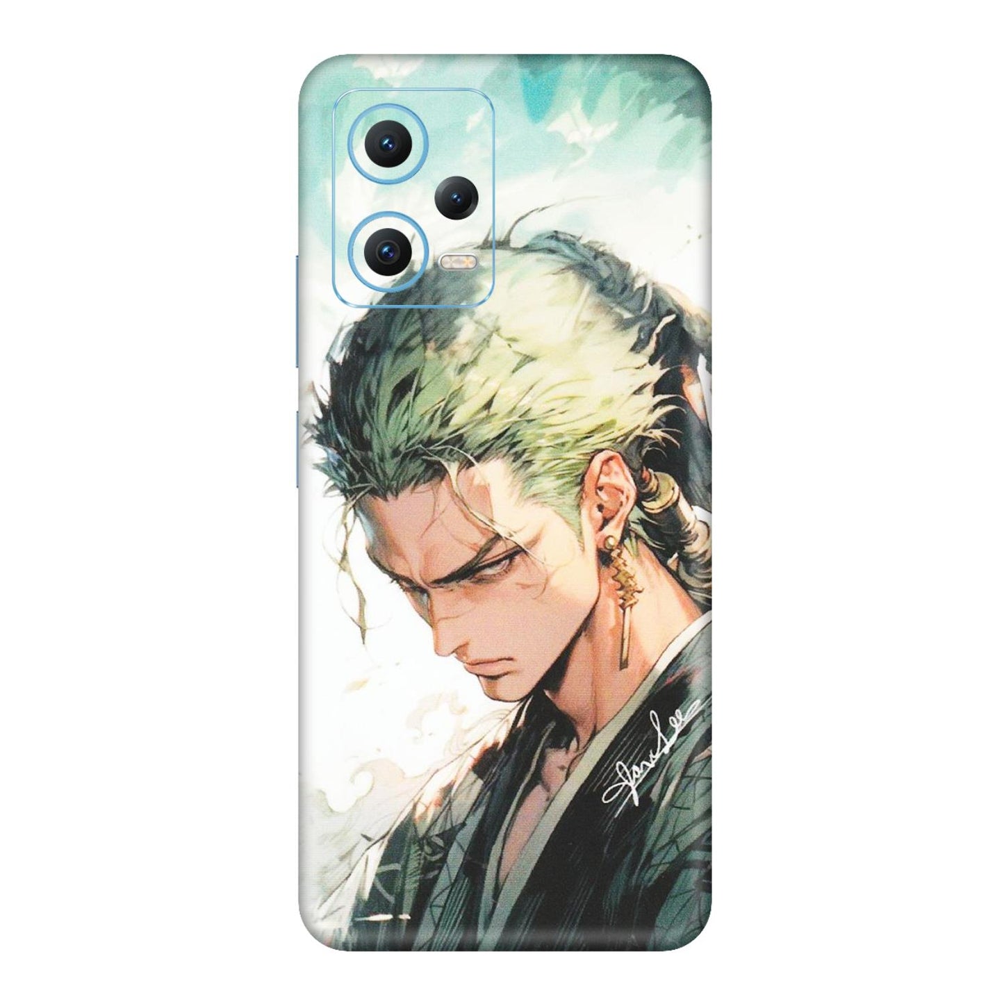 Xiaomi Redmi Phone Skins (All Models) - Pirate Hunter One Piece Anime - Matte Finish (M-157) Redmi Note 12 5G
