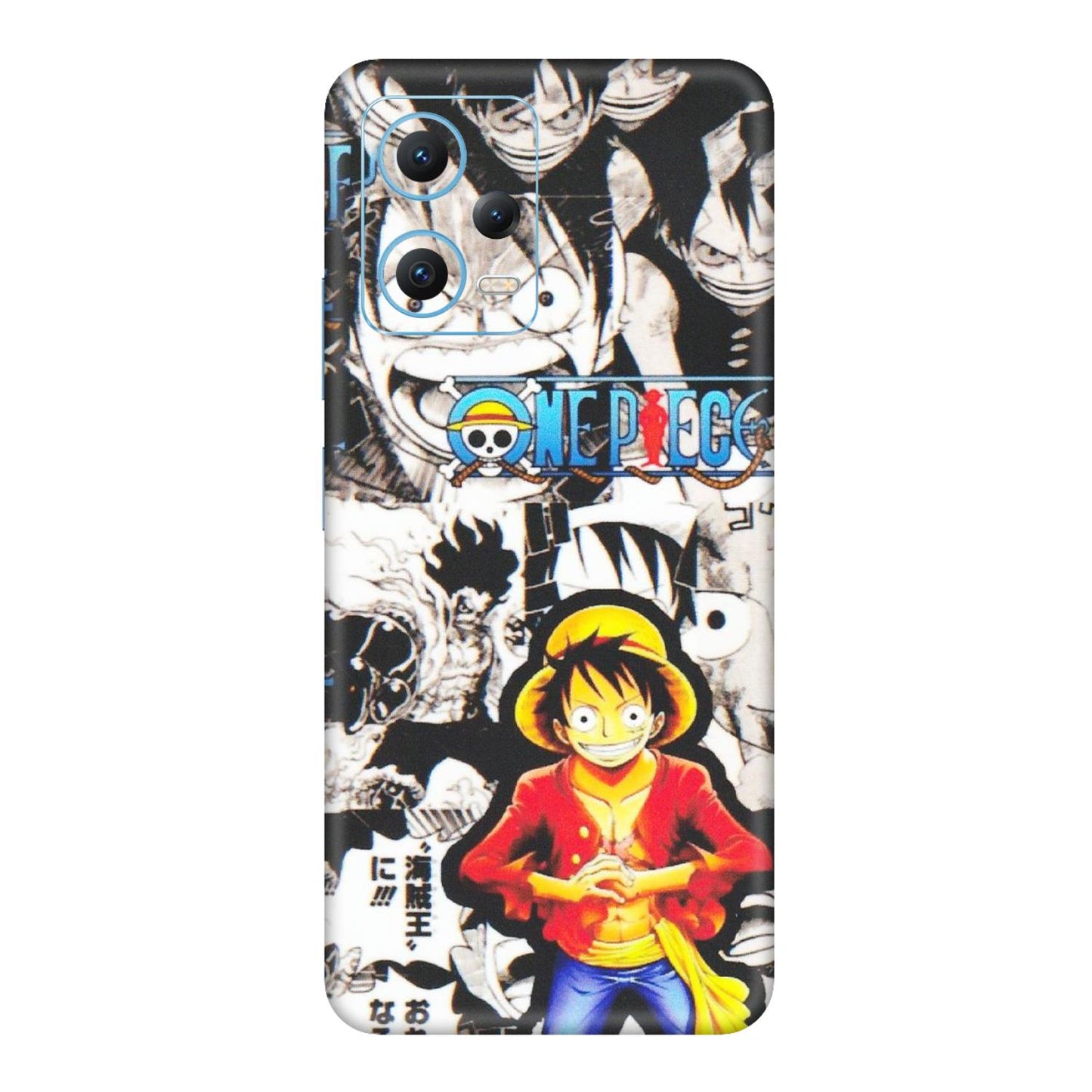 Xiaomi Redmi Phone Skins (All Models) - One Piece B&W - Matte Finish (M-63) Redmi Note 12 5G