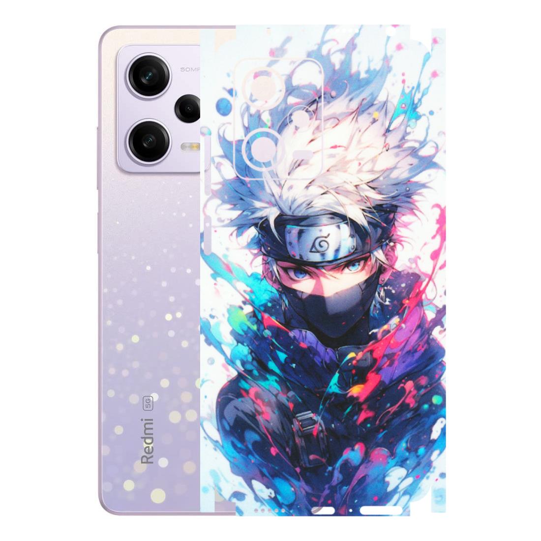 Xiaomi Redmi Phone Skins (All Models) - Naruto Face Mask - Matte Finish (M-03) Redmi Note 12 Pro 5G