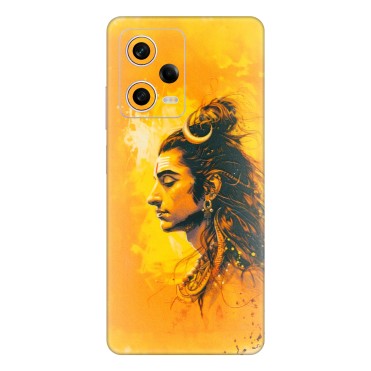 Xiaomi Redmi Phone Skins (All Models) - Shiv Shakti - 3D Embossed Finish (L-14) Redmi Note 12 Pro 5G