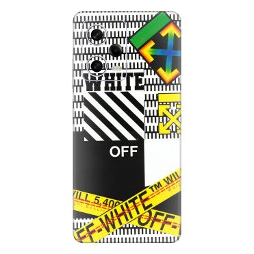 Xiaomi Redmi Phone Skins (All Models) - White Off Abstract - 3D Embossed Finish (L-172) Redmi Note 12 Pro 5G