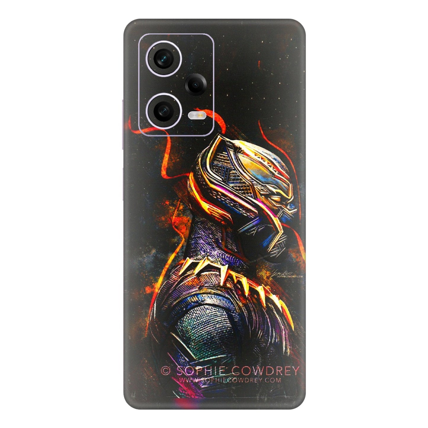 Xiaomi Redmi Phone Skins (All Models) - Black Panther - 3D Embossed Finish (L-190) Redmi Note 12 Pro 5G