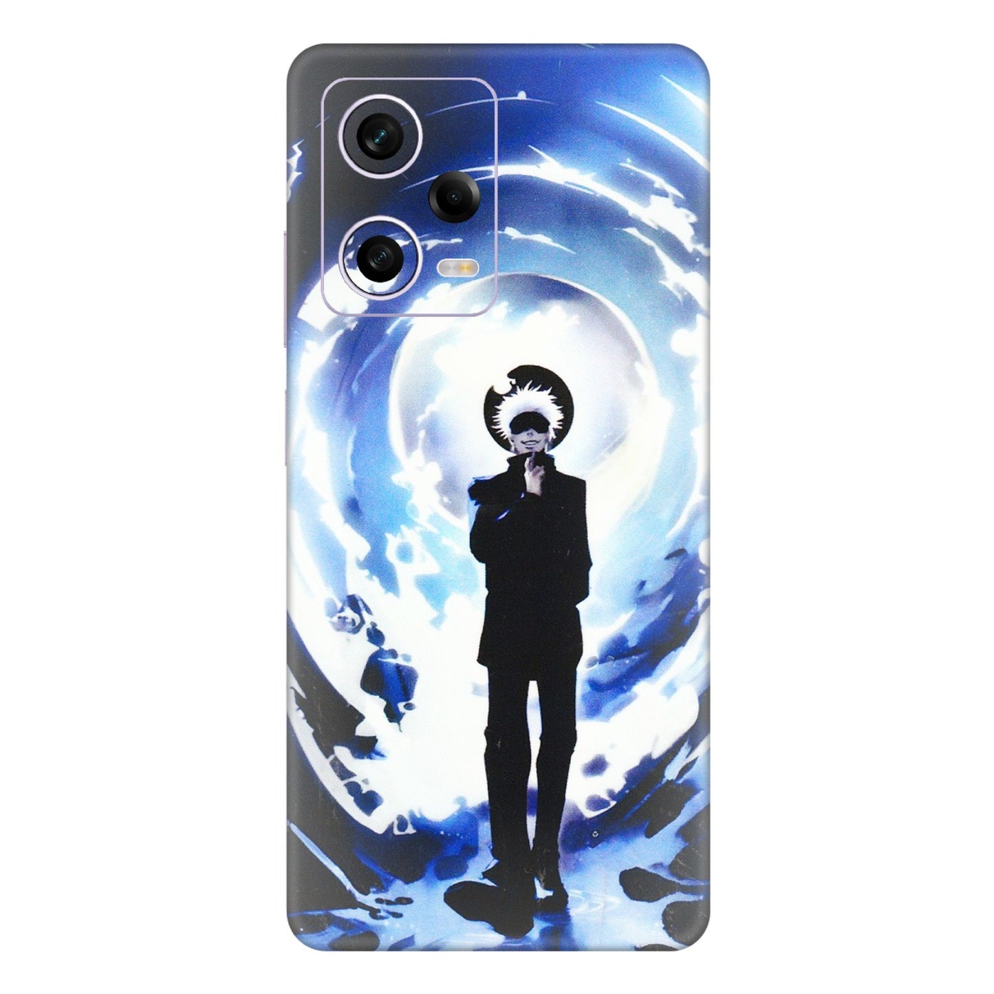Xiaomi Redmi Phone Skins (All Models) - Satoru Gojo Dark Blue - 3D Embossed Finish (L-235) Redmi Note 12 Pro 5G