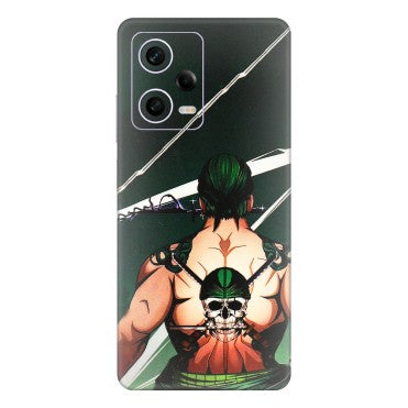 Xiaomi Redmi Phone Skins (All Models) - Zoro Anime - 3D Embossed Finish (L-23) Redmi Note 12 Pro 5G