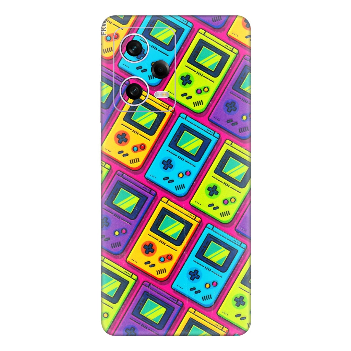 Xiaomi Redmi Phone Skins (All Models) - Gameboy Colourful - 3D Embossed Finish (L-266) Redmi Note 12 Pro 5G