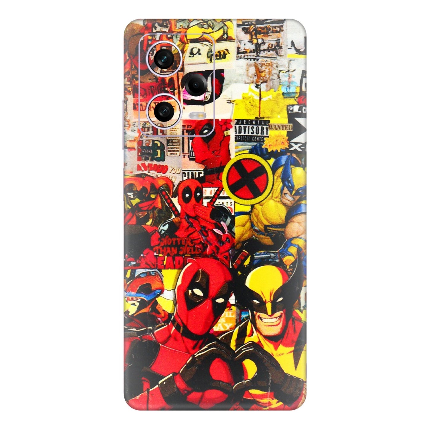 Xiaomi Redmi Phone Skins (All Models) - Spidy Wolverine - 3D Embossed Finish (L-310) Redmi Note 12 Pro 5G